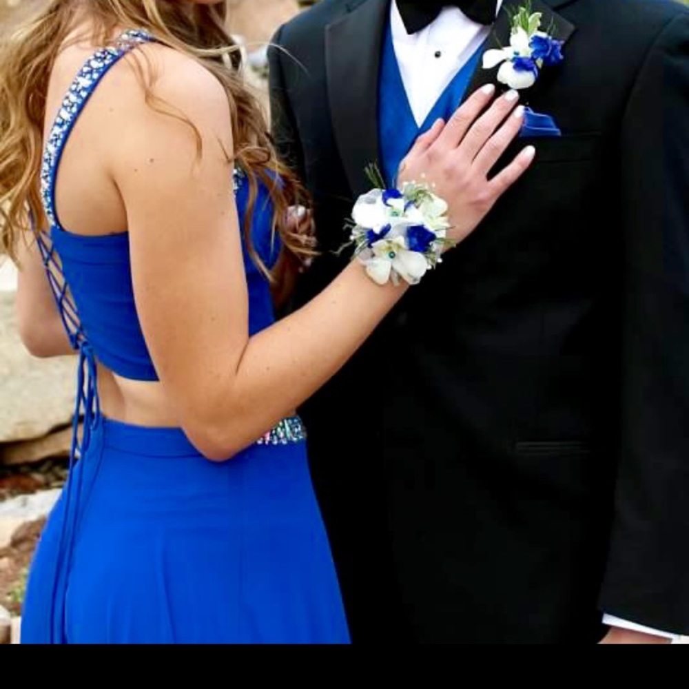 Two Piece Prom dress -Like New! - Picture 3 of 5